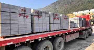 东营 芝麻灰地铺石出货日常