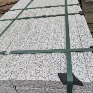 东营 白麻花岗岩直行盲道石，盲条，地铺石