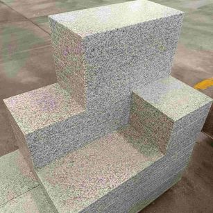 东营 白麻花岗岩荔枝面地铺石