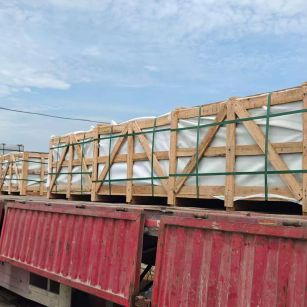 东营 芝麻白花岗岩地铺石出口专车-泰国游