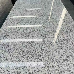 东营 白麻花岗岩光面毛板