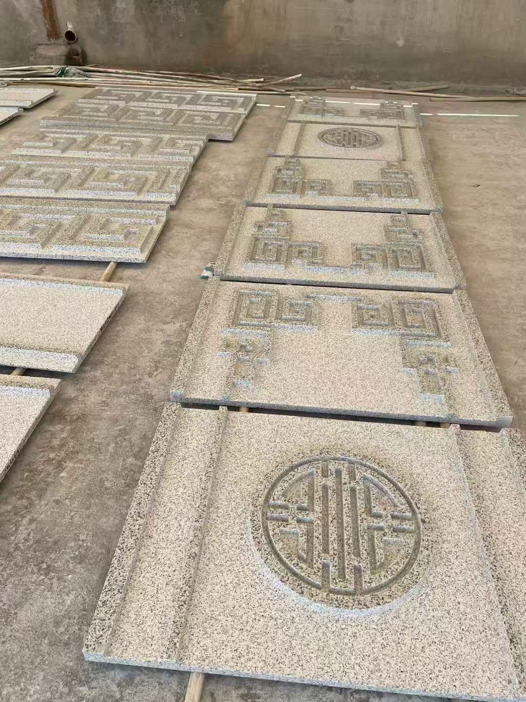 东营 白麻花岗岩外墙立面雕刻板