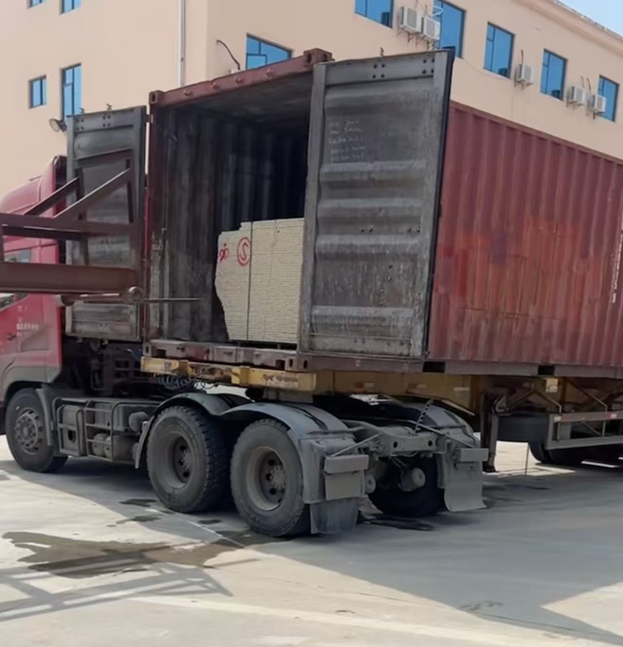 东营 黄金麻荔枝面毛板