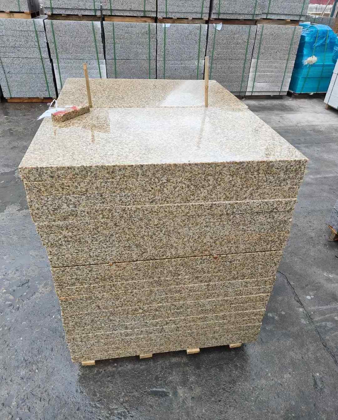 东营 湖北黄金麻花岗岩石材荔枝面外墙石材