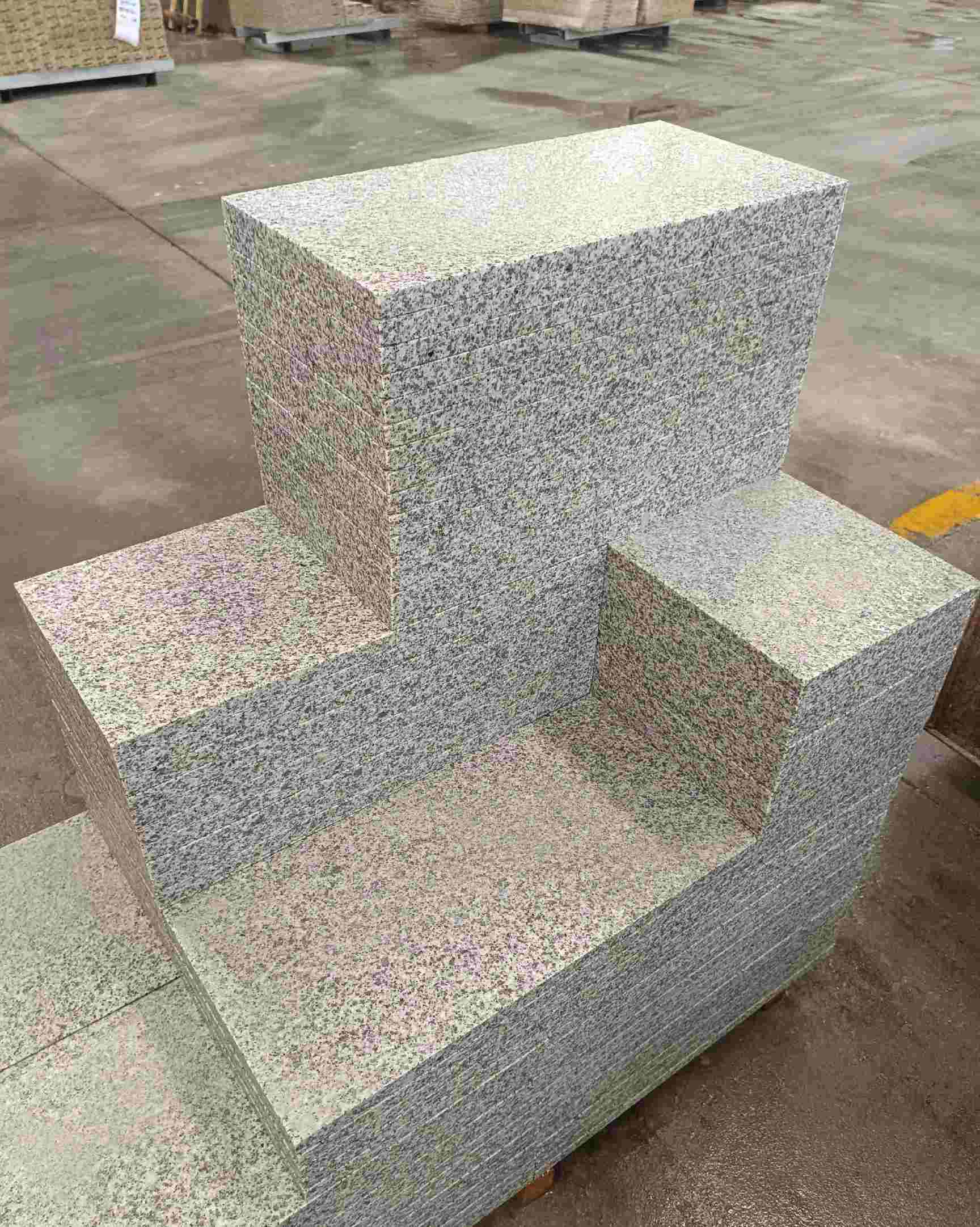 东营 白麻花岗岩荔枝面地铺石