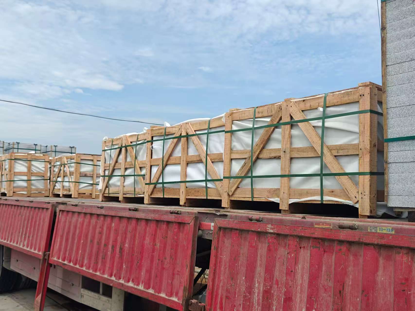 东营 芝麻白花岗岩地铺石出口专车-泰国游