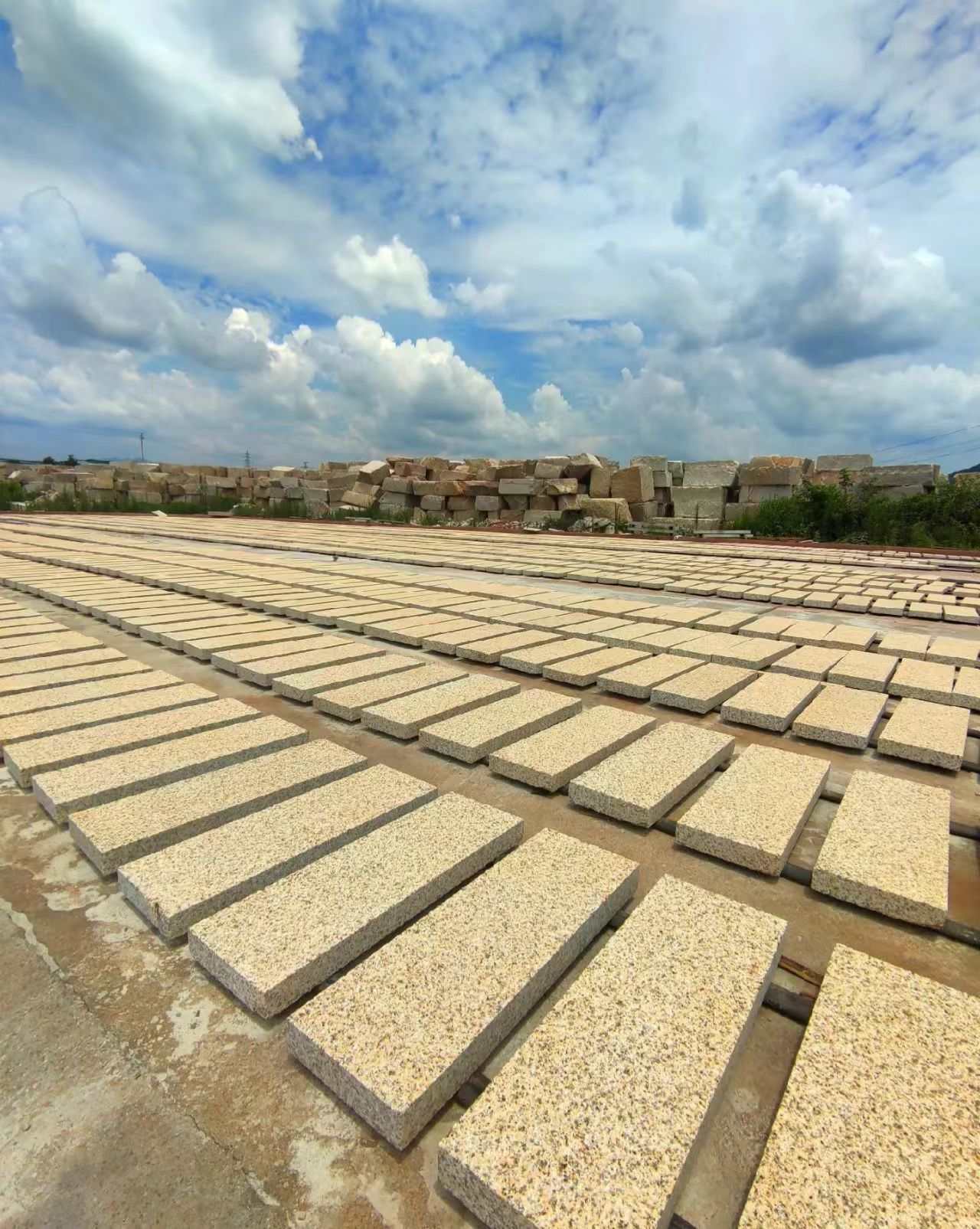 东营 黄金麻花岗岩荔枝面地铺石防护中