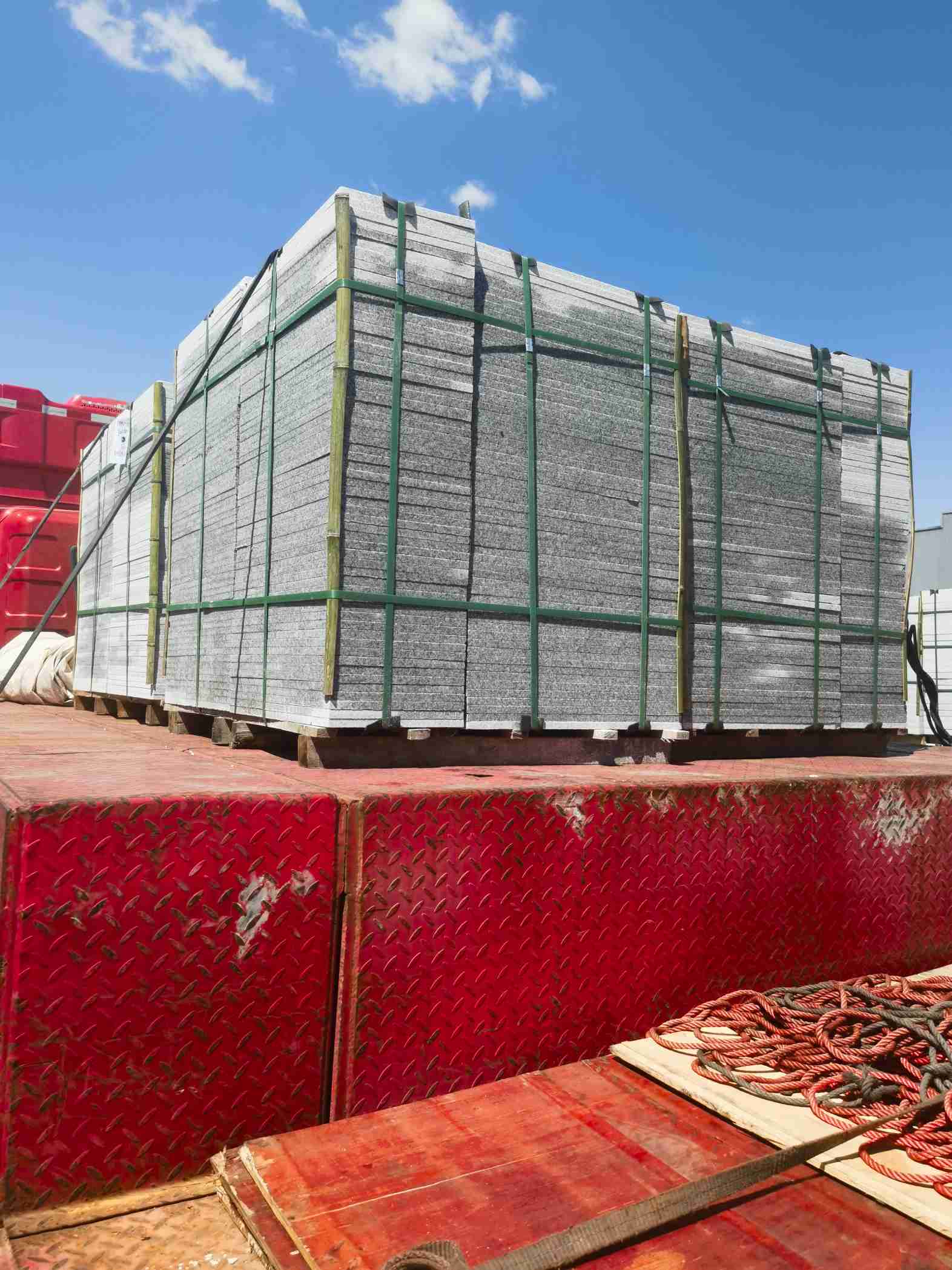 东营 芝麻白火烧规格板地铺石300*600/600*600