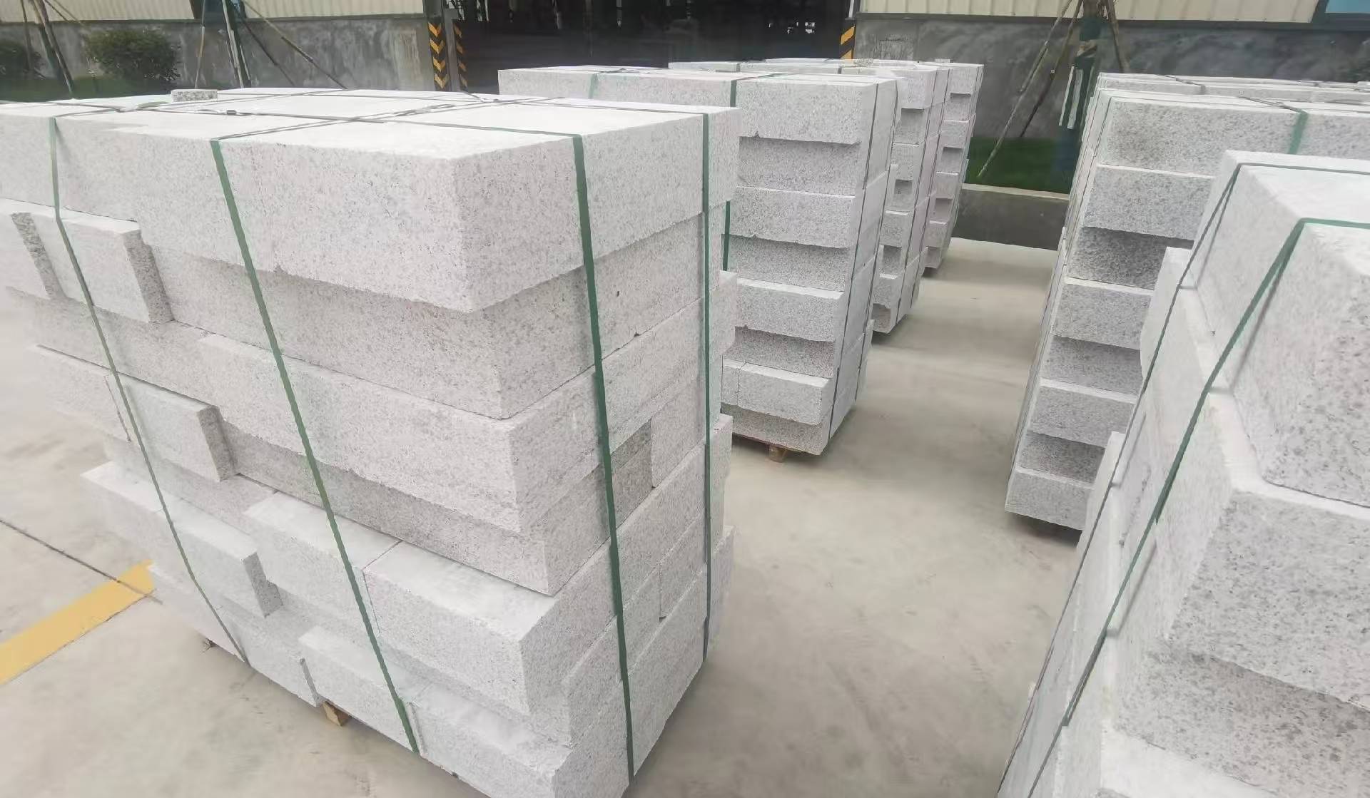 东营 白麻花岗岩路沿石，立缘石，平缘石，路牙石，道牙石，马路牙子等